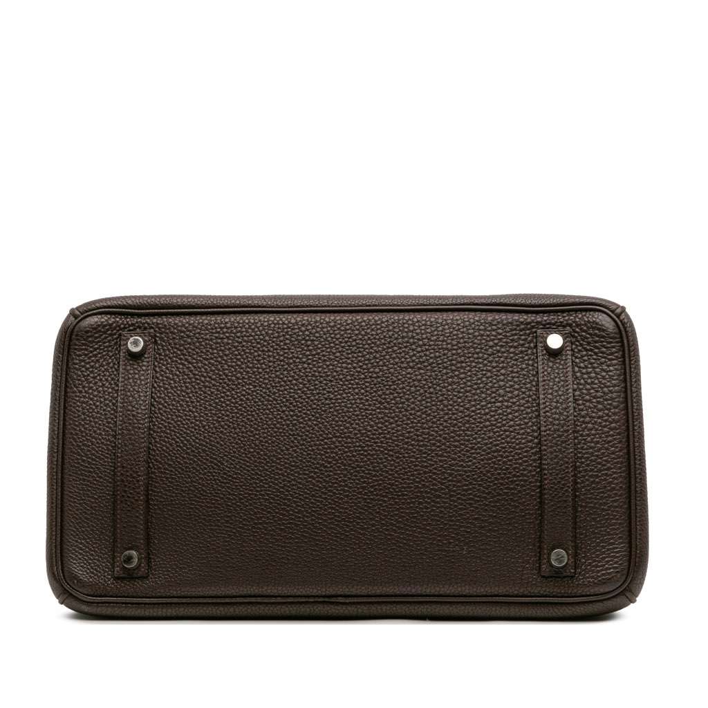 Hermès Togo Birkin Retourne 35 Brown Leather Good condition - Inside View