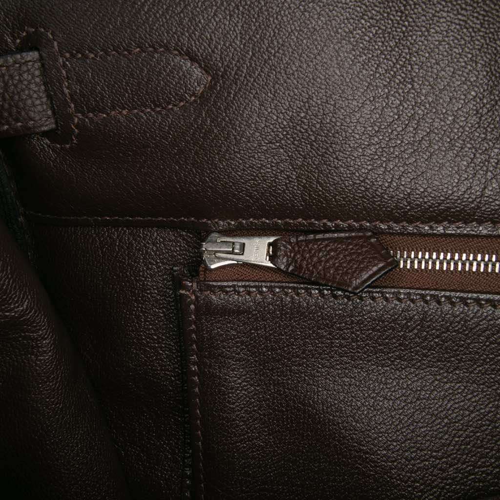 Hermès Togo Birkin Retourne 35 Brown Leather Good condition - Box View