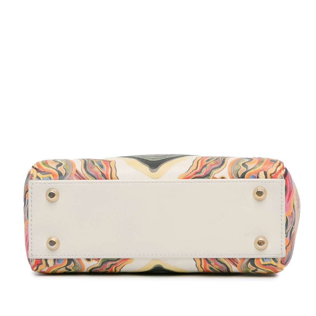 Dior Limited Edition Mini Calfskin Lady DiorAmour Lady Dior White Leather Very good - Model View