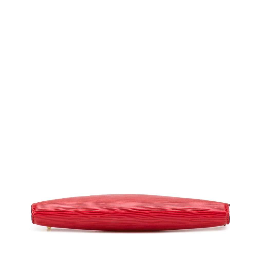 Louis Vuitton Epi Pochette Accessoires Red Leather Good - Inside View