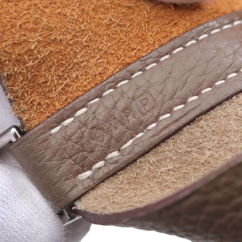 Hermès Bicolor Clemence Picotin Lock 22 Brown Leather Good condition - Box View