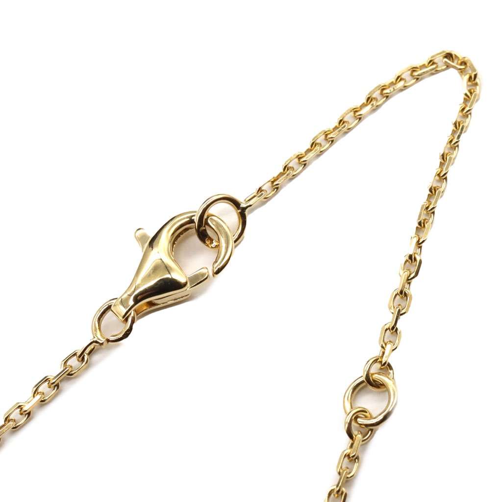 Van Cleef & Arpels 18K Yellow Gold and Onyx Vintage Alhambra Pendant Necklace Gold Gold Good condition - Inside View