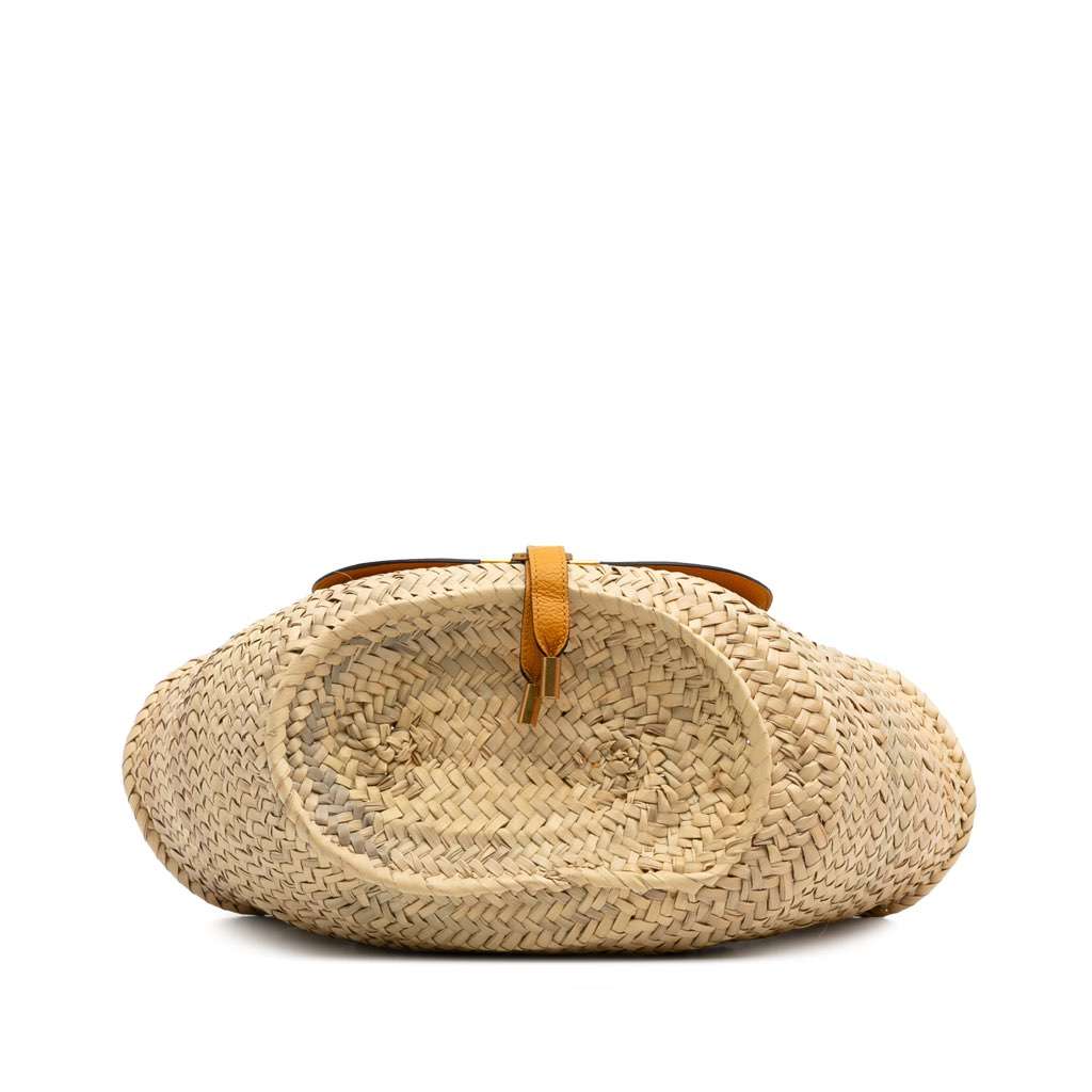 Chloé Medium Raffia Marcie Basket Tote Brown Good condition - Inside View
