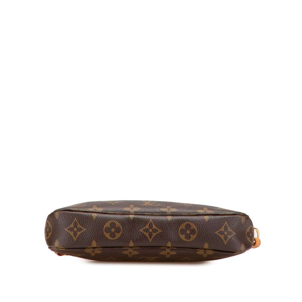 Louis Vuitton Monogram Pochette Accessoires Brown Canvas Good - Inside View