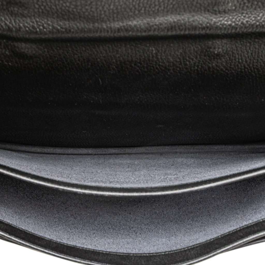Hermès Ardennes Sac A Depeches 38 Black Leather Good condition - Model View