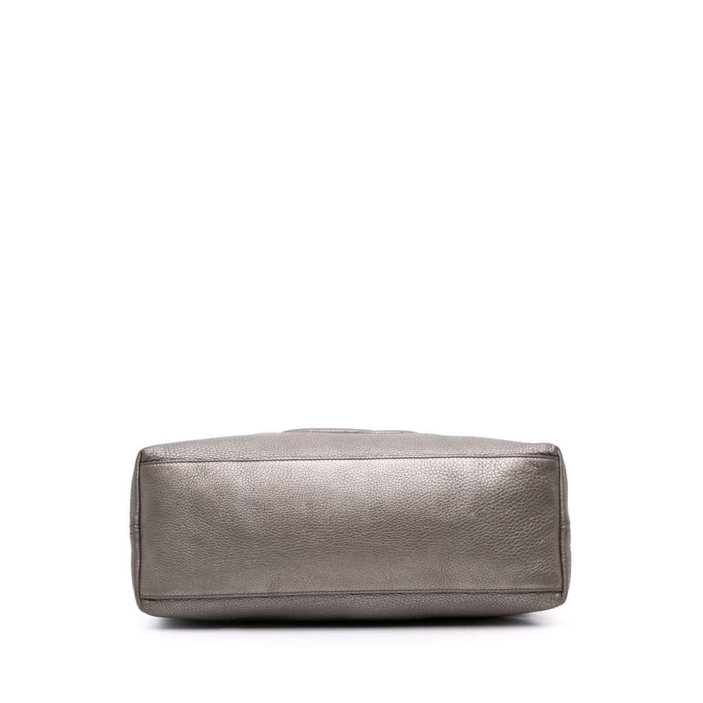 Gucci Medium Leather Soho Chain Tote Silver Leather Good condition - Inside View