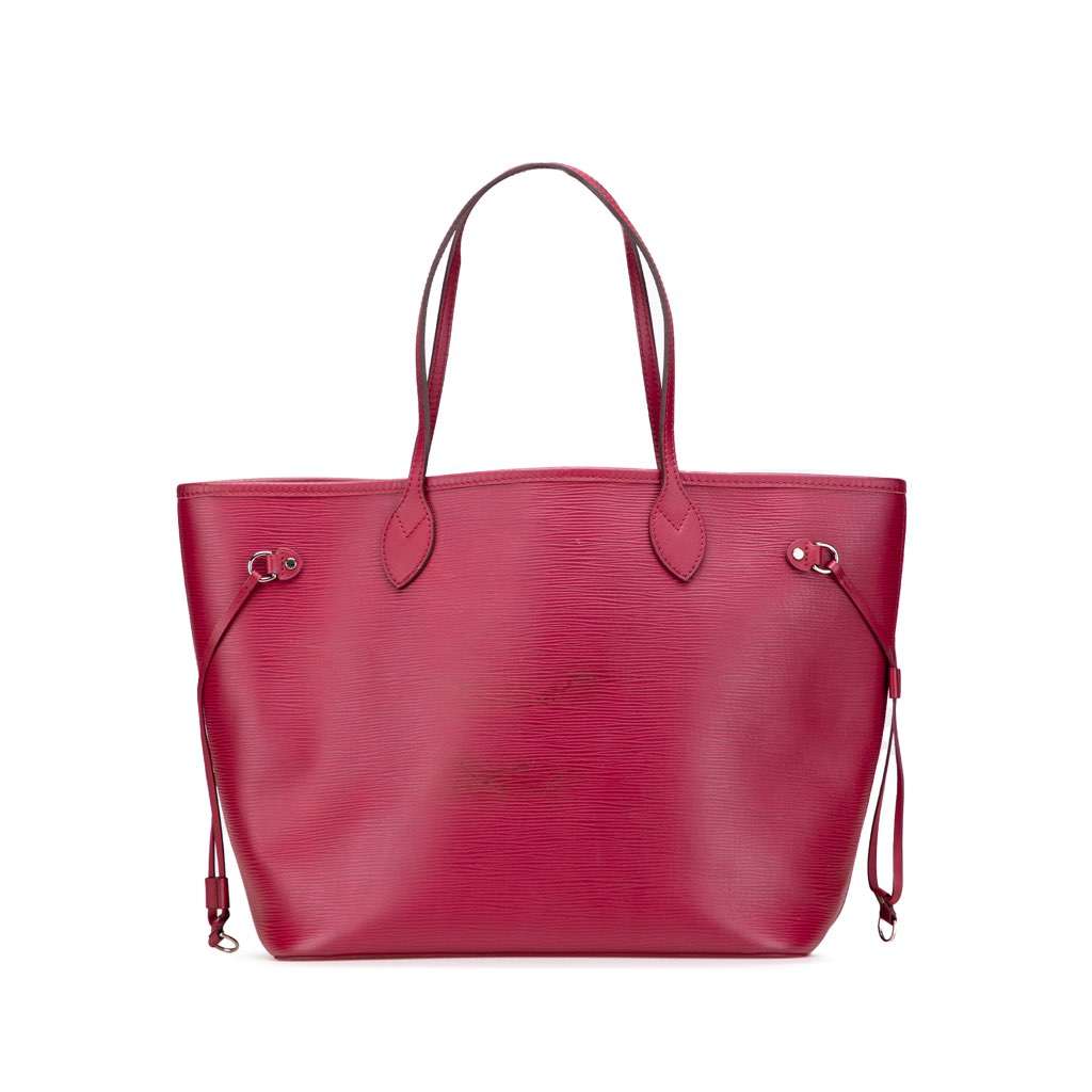 Louis Vuitton Epi Neverfull MM Pink Leather Very good - Front View