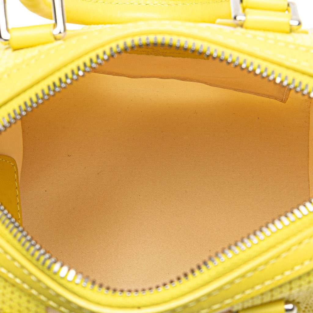 Louis Vuitton Damier Optic Mesh Sequins Cube Speedy Yellow Good - Model View