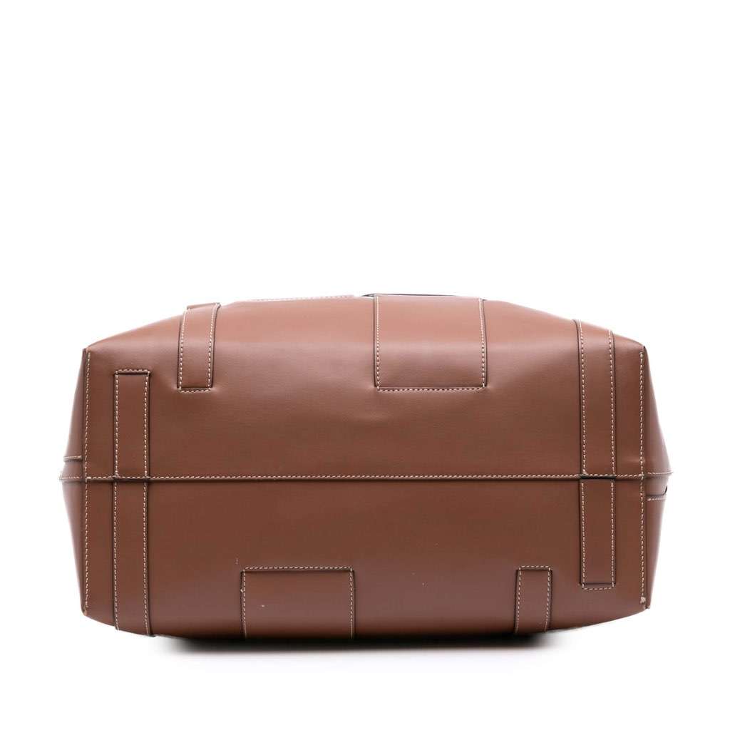 Burberry Large Leather Foster Tote Brown Leather Very good - Inside View