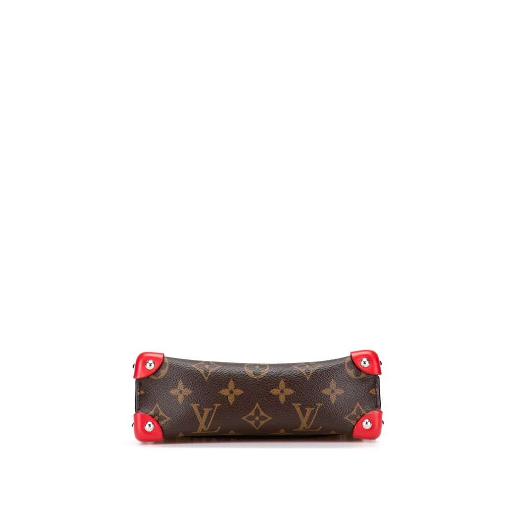 Louis Vuitton Monogram Tribal Mask Pochette PM Brown Canvas Very good - Inside View