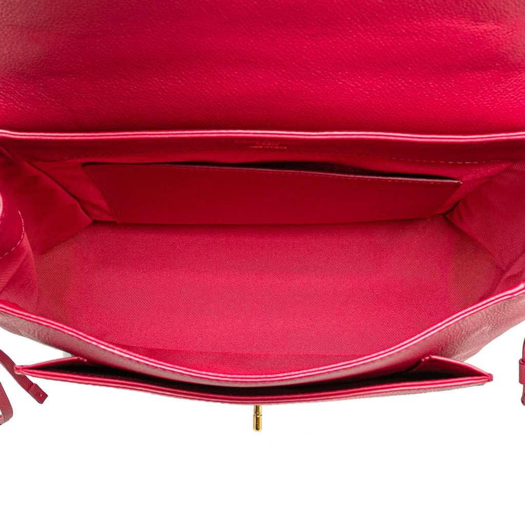 Louis Vuitton Calfskin Lockme PM Pink Leather Good - Model View