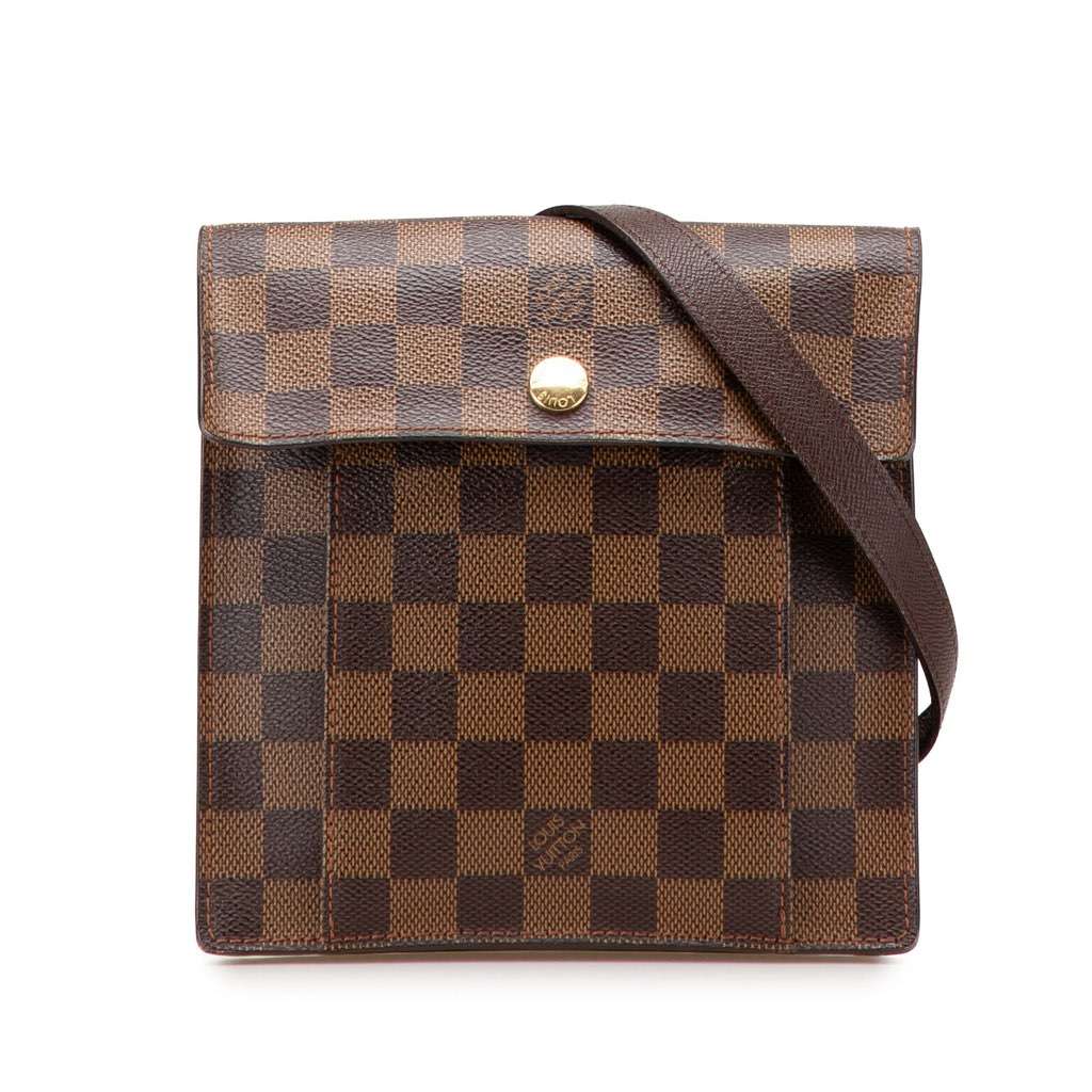 Louis Vuitton Damier Ebene Pimlico Brown Canvas Very good - Front View
