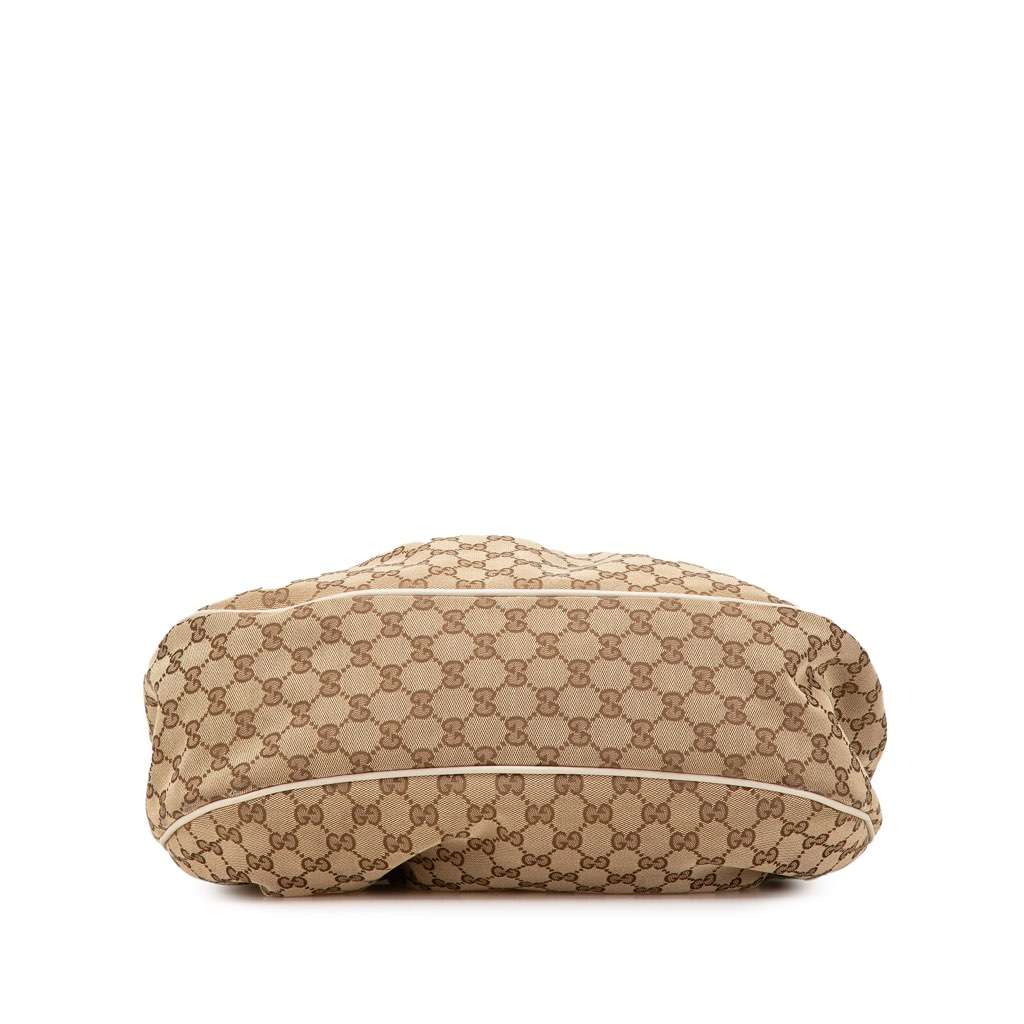 Gucci Medium GG Canvas Sukey Shoulder Bag Brown Canvas Very good condition - Inside View