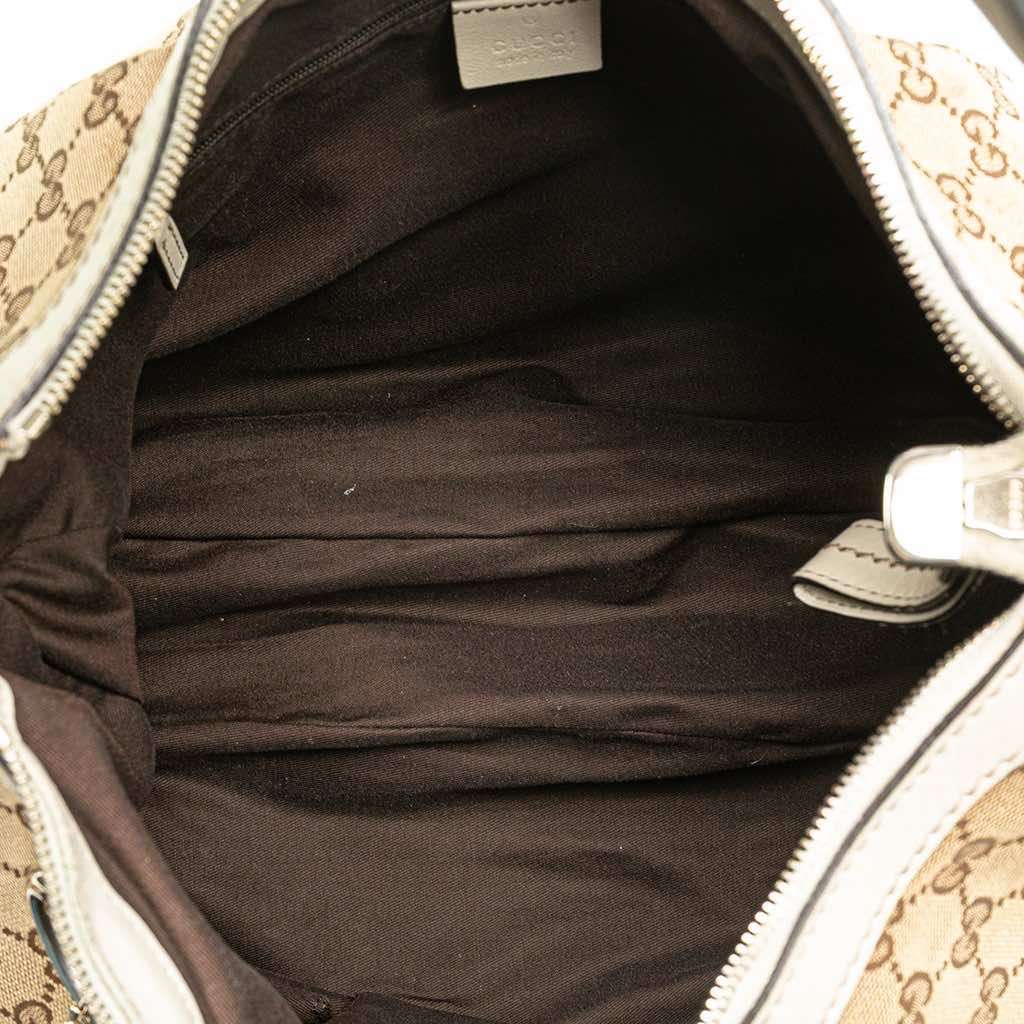 Gucci Medium GG Canvas Sukey Shoulder Bag Brown Canvas Very good condition - Model View