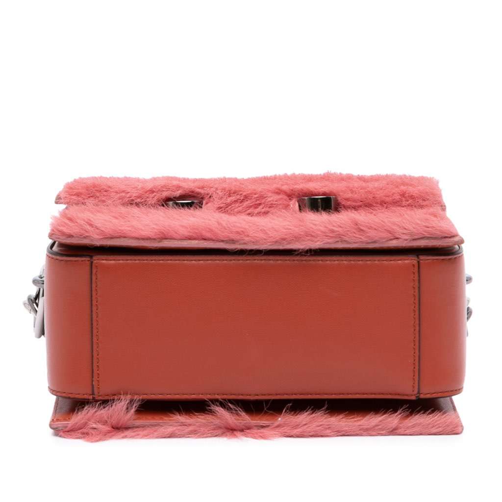 Marni Shearling Chain Crossbody Pink Very good - Inside View