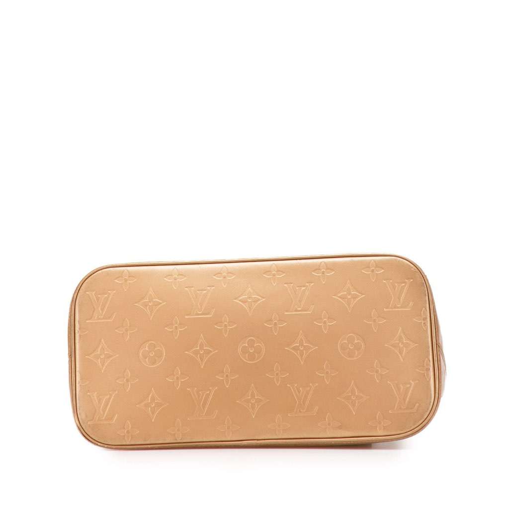 Louis Vuitton Monogram Mat Stockton Gold Leather Very good - Inside View
