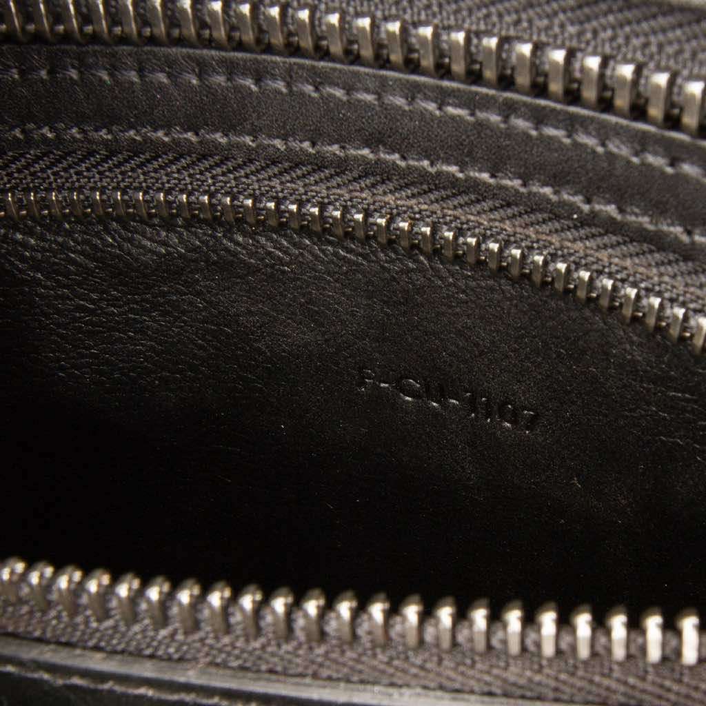 Celine Micro Tricolor Leather Luggage Tote Brown Leather Good condition - Box View