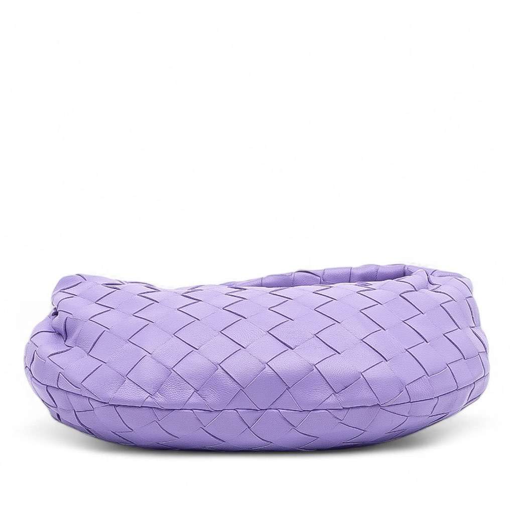 Bottega Veneta Mini Nappa Intrecciato Jodie Purple Leather Good - Inside View