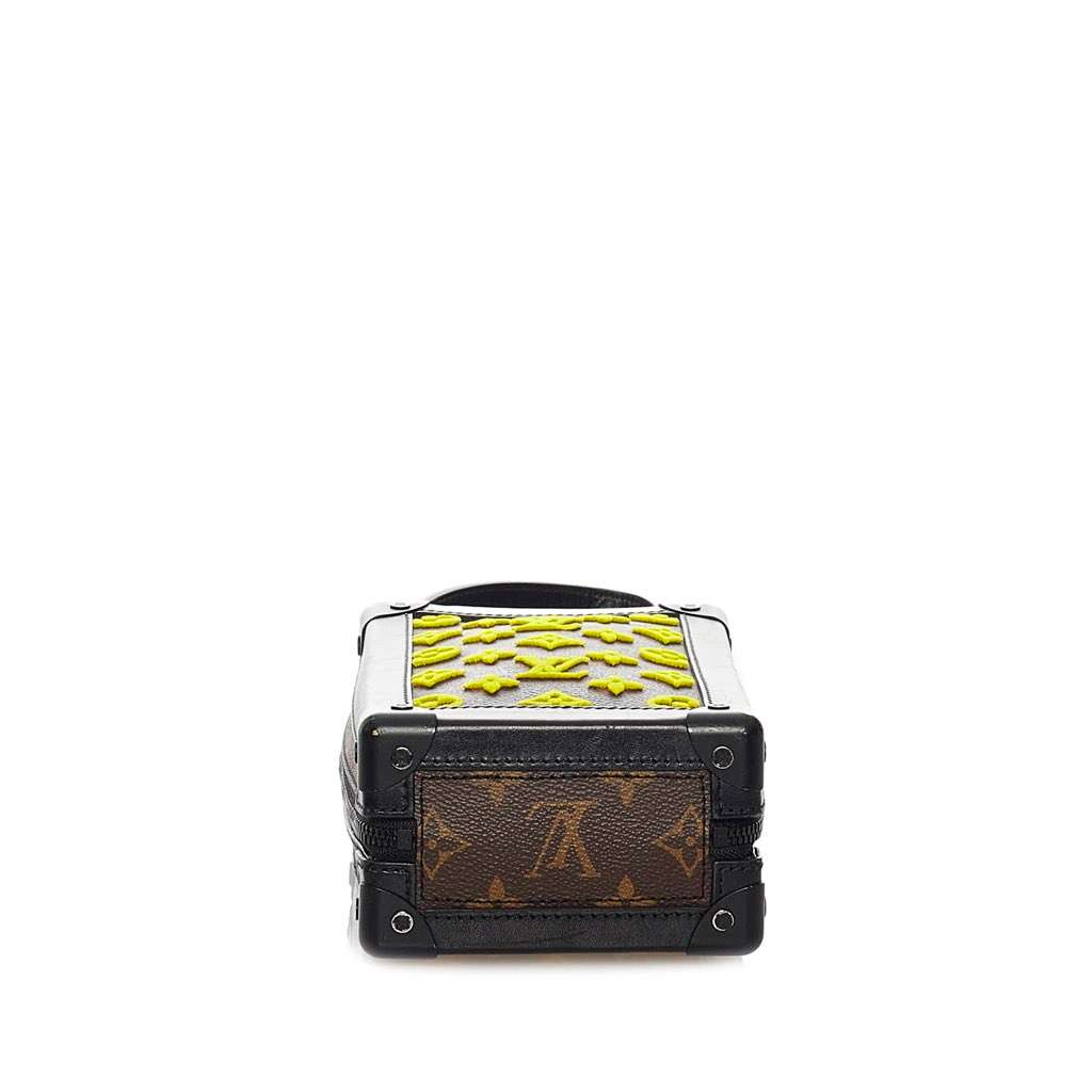 Louis Vuitton Monogram Tuffetage Vertical Soft Trunk Brown Canvas Good - Model View