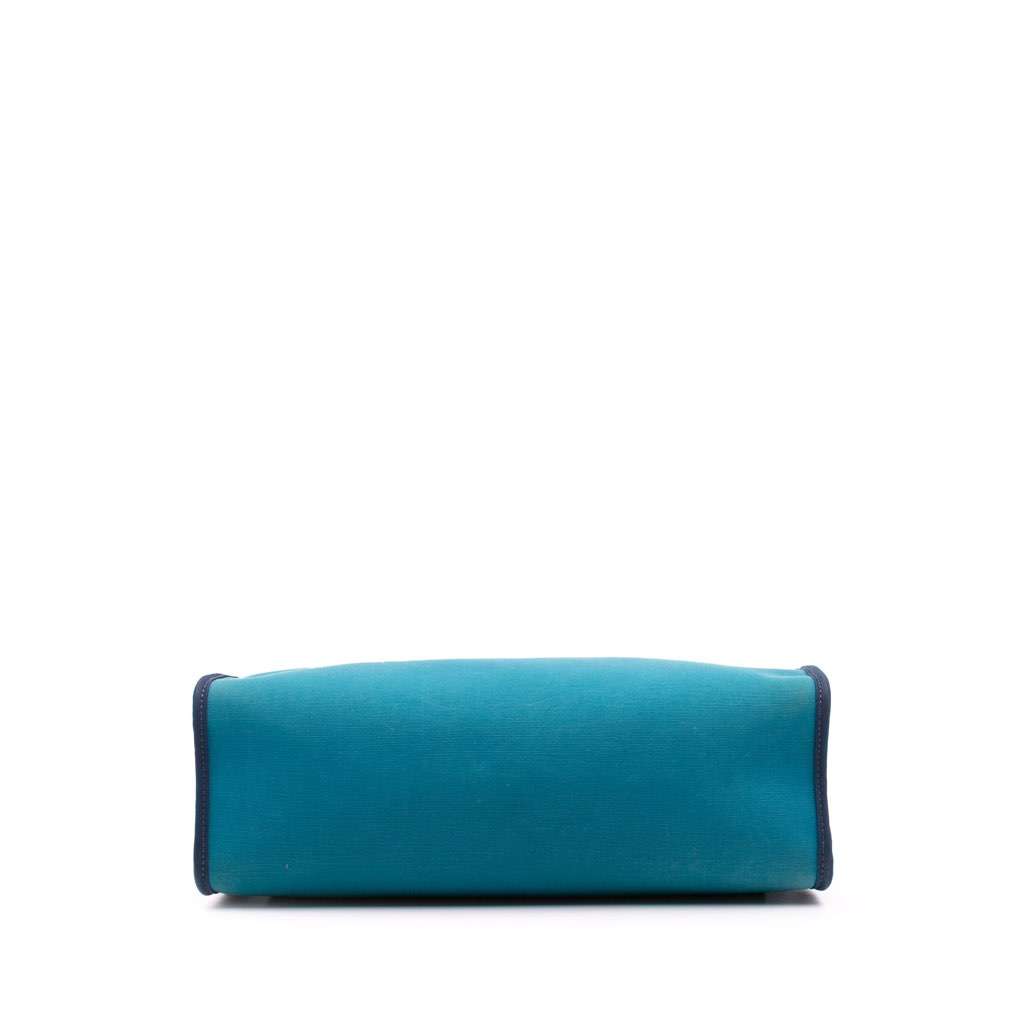 Hermès Toile Herbag Zip 31 Blue Canvas Good condition - Inside View