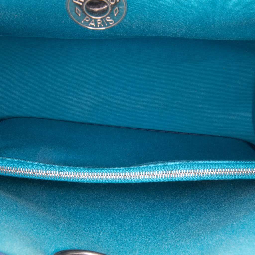 Hermès Toile Herbag Zip 31 Blue Canvas Good condition - Model View