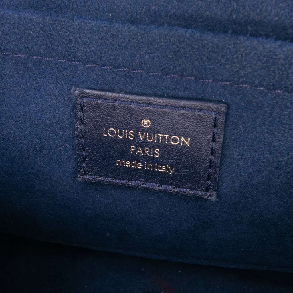 Louis Vuitton Limited Edition Denim Patches New Wave Chain MM Blue Denim Very good - Box View