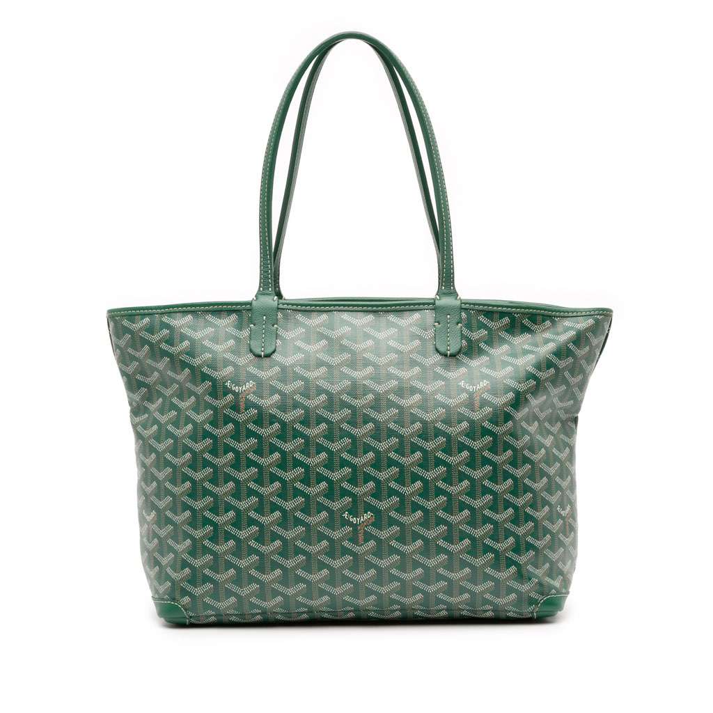 Goyard Goyardine Artois PM Green Canvas Good - Front View