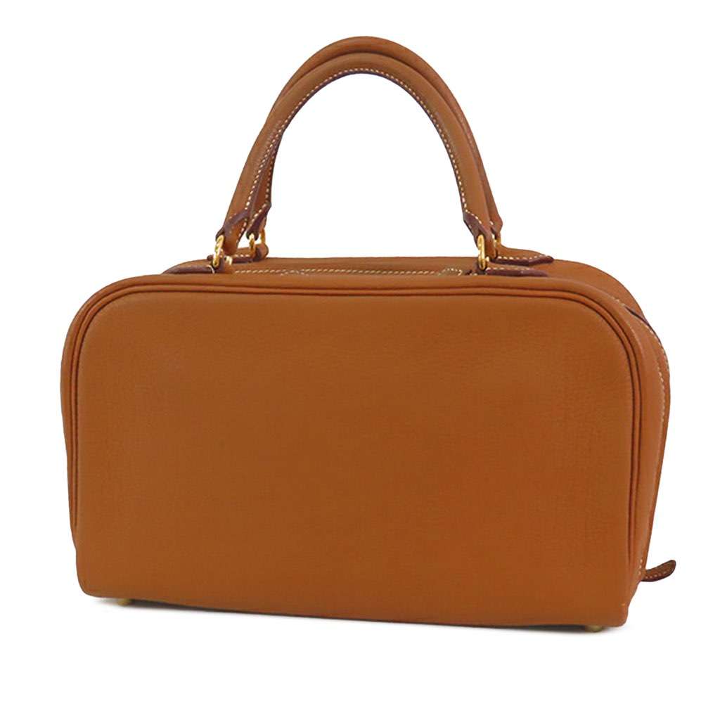 Hermès Togo Sac En Vie 26 Brown Leather Good condition - Back View