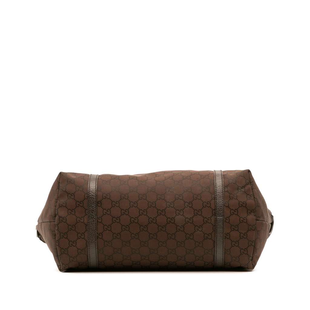 Gucci GG Canvas Joy Tote Brown Canvas Good - Inside View