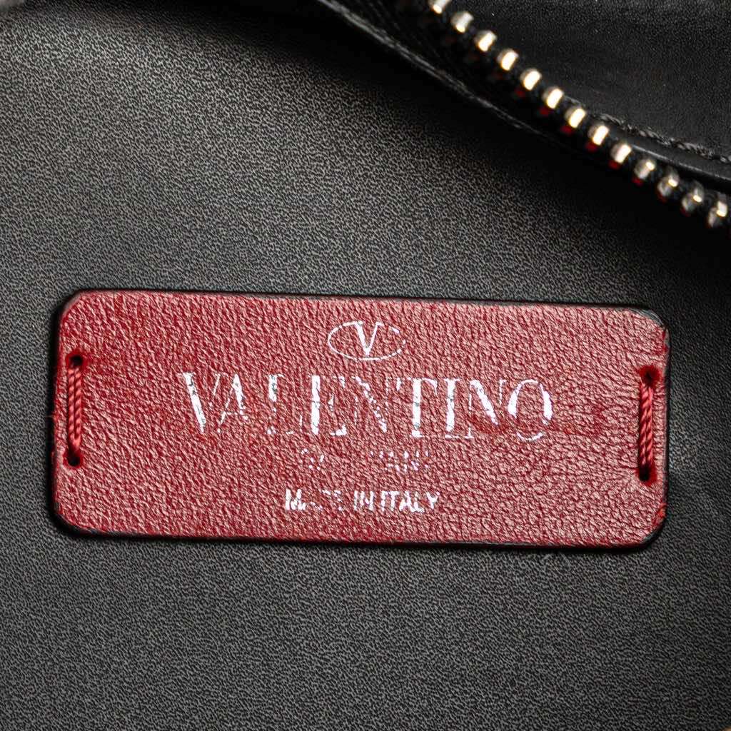 Valentino Leather VLTN Belt Bag Black Leather Good condition - Box View