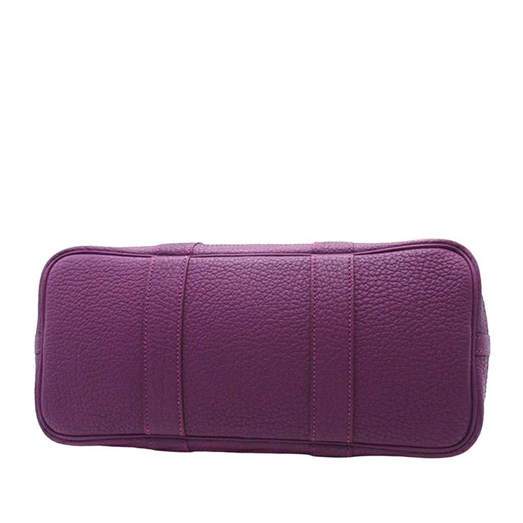 Hermès Negonda Garden Party 30 Purple Leather Good condition - Inside View