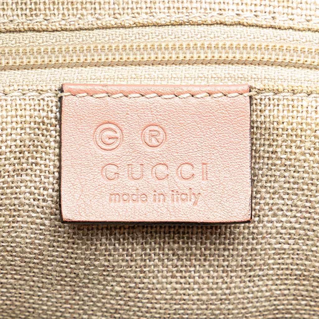 Gucci Small Microguccissima Joy Satchel Pink Leather Very good - Box View