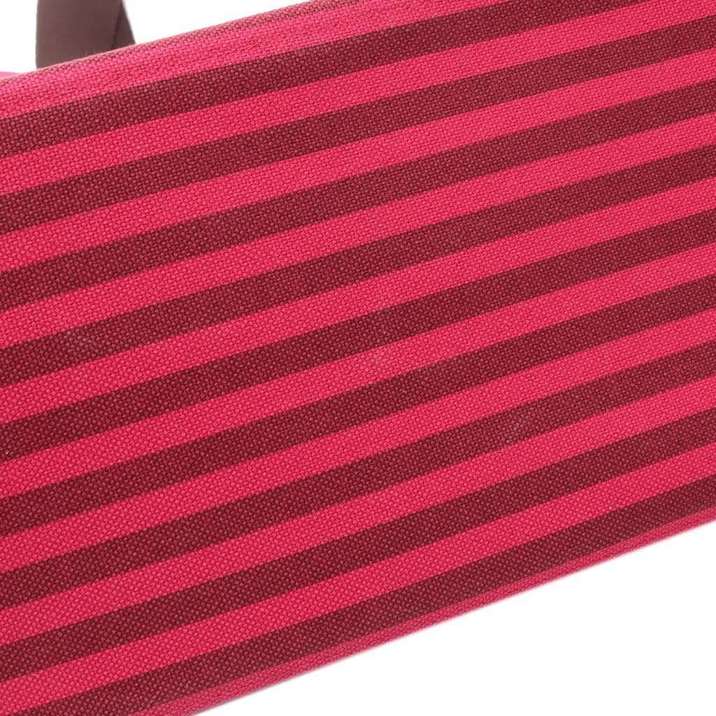 Hermès Toile Chevaux En Camouflage Beach Tote Pink Canvas Good condition - Box View