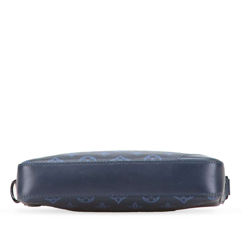 Louis Vuitton Monogram Shadow Duo Messenger Blue Leather Very good condition - Inside View