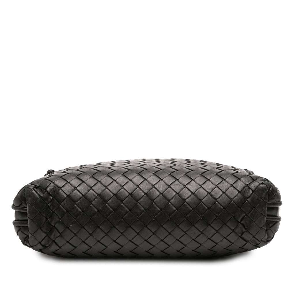 Bottega Veneta Nappa Intrecciato Nodini Crossbody Black Leather Good - Inside View