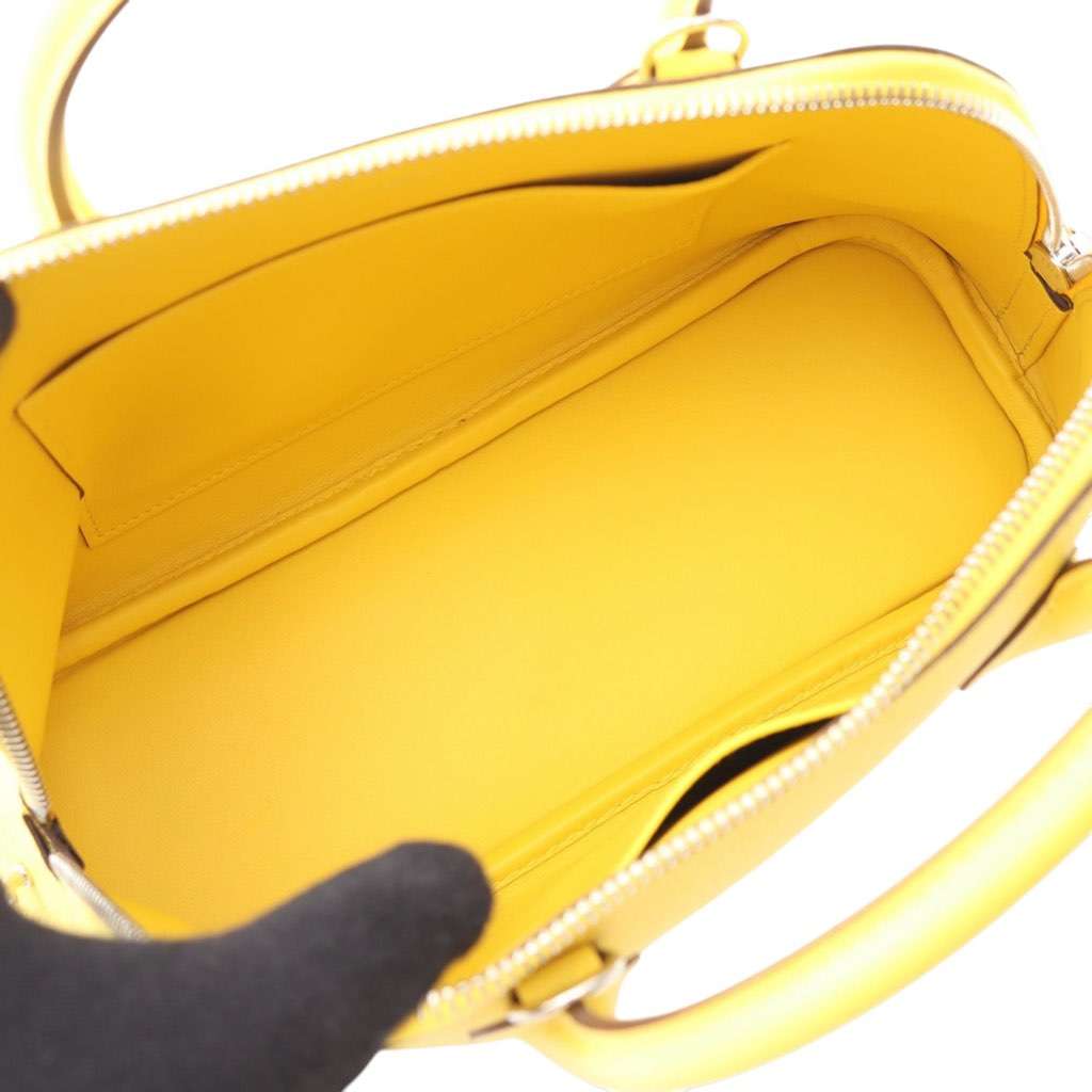 Hermès Epsom 1923 Bolide 25 Yellow Leather Good condition - Inside View