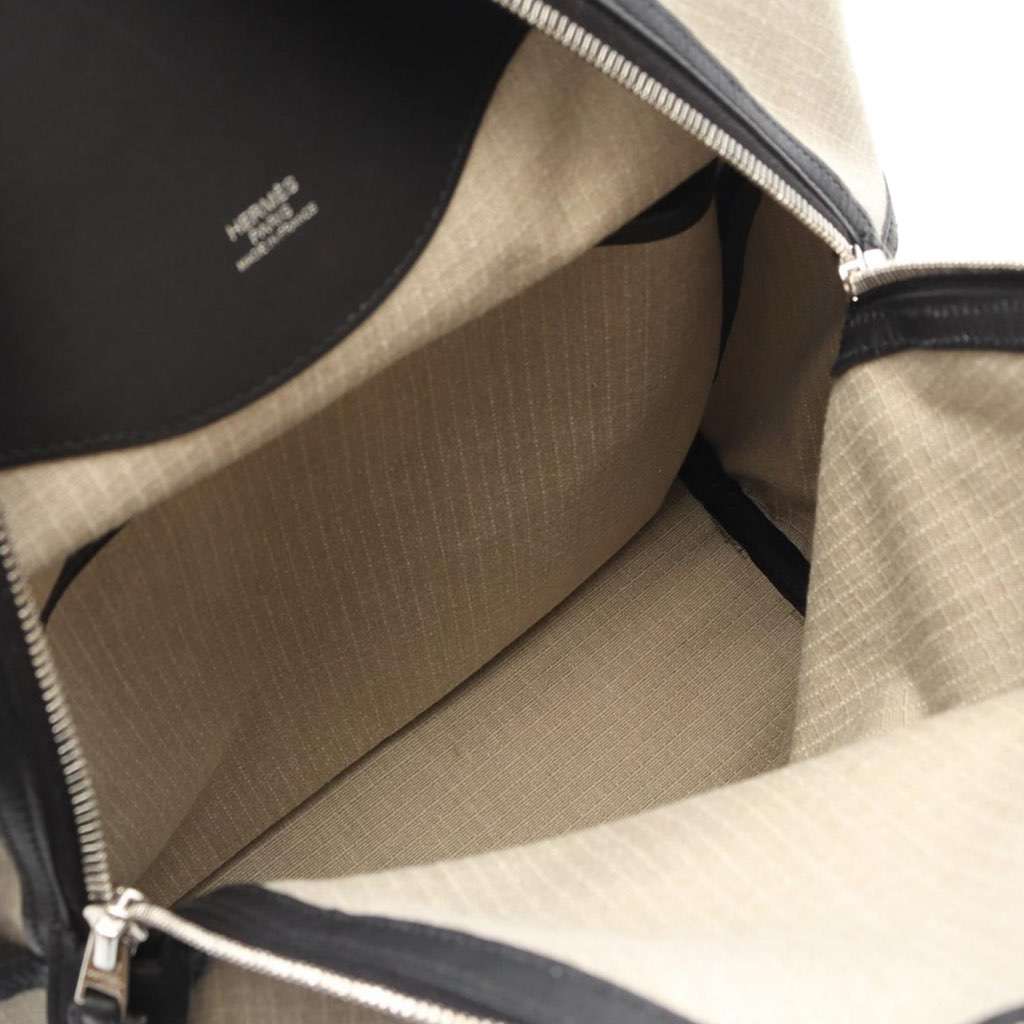 Hermès Bivouac and Swift Allback Backpack Brown Canvas Good condition - Inside View