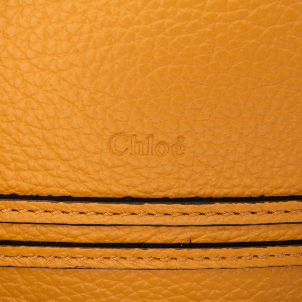 Chloé Medium Raffia Marcie Basket Tote Brown Very good condition - Box View