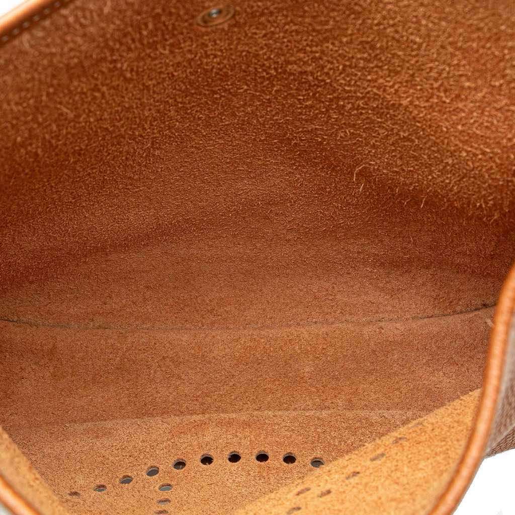 Hermès Clemence Evelyne I PM Brown Leather Good condition - Model View