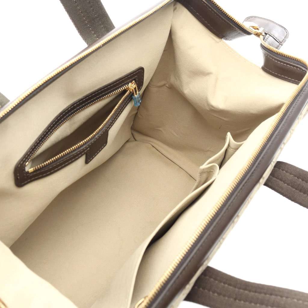 Louis Vuitton Monogram Mini Lin Josephine GM Brown Canvas Good condition - Inside View