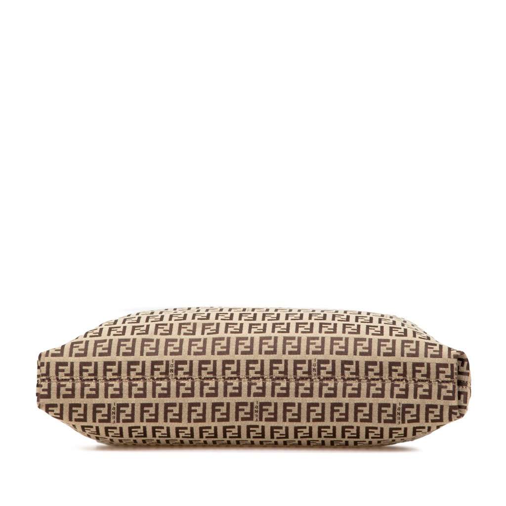 Fendi Zucchino Canvas Crossbody Brown Canvas Very good - Inside View