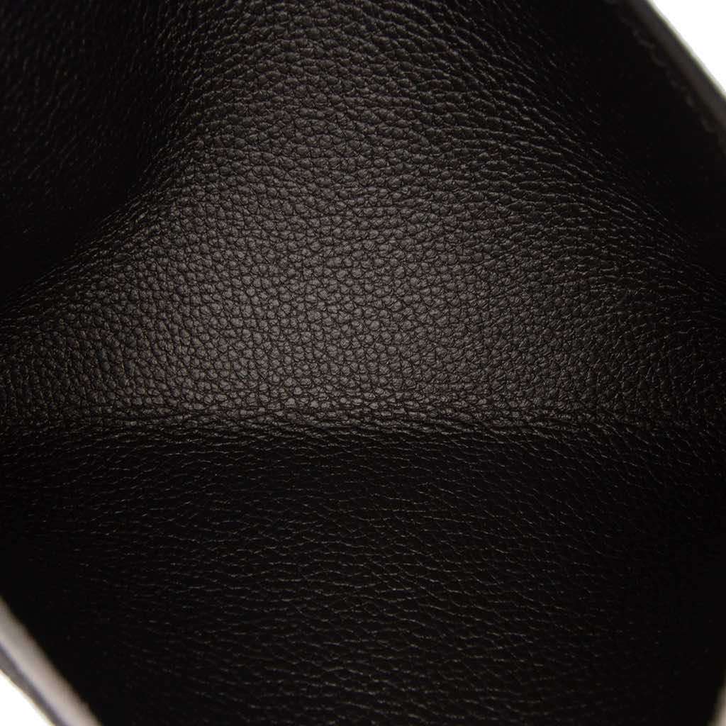 Louis Vuitton Calfskin Felicie Card Holder Insert Black Leather Good - Model View