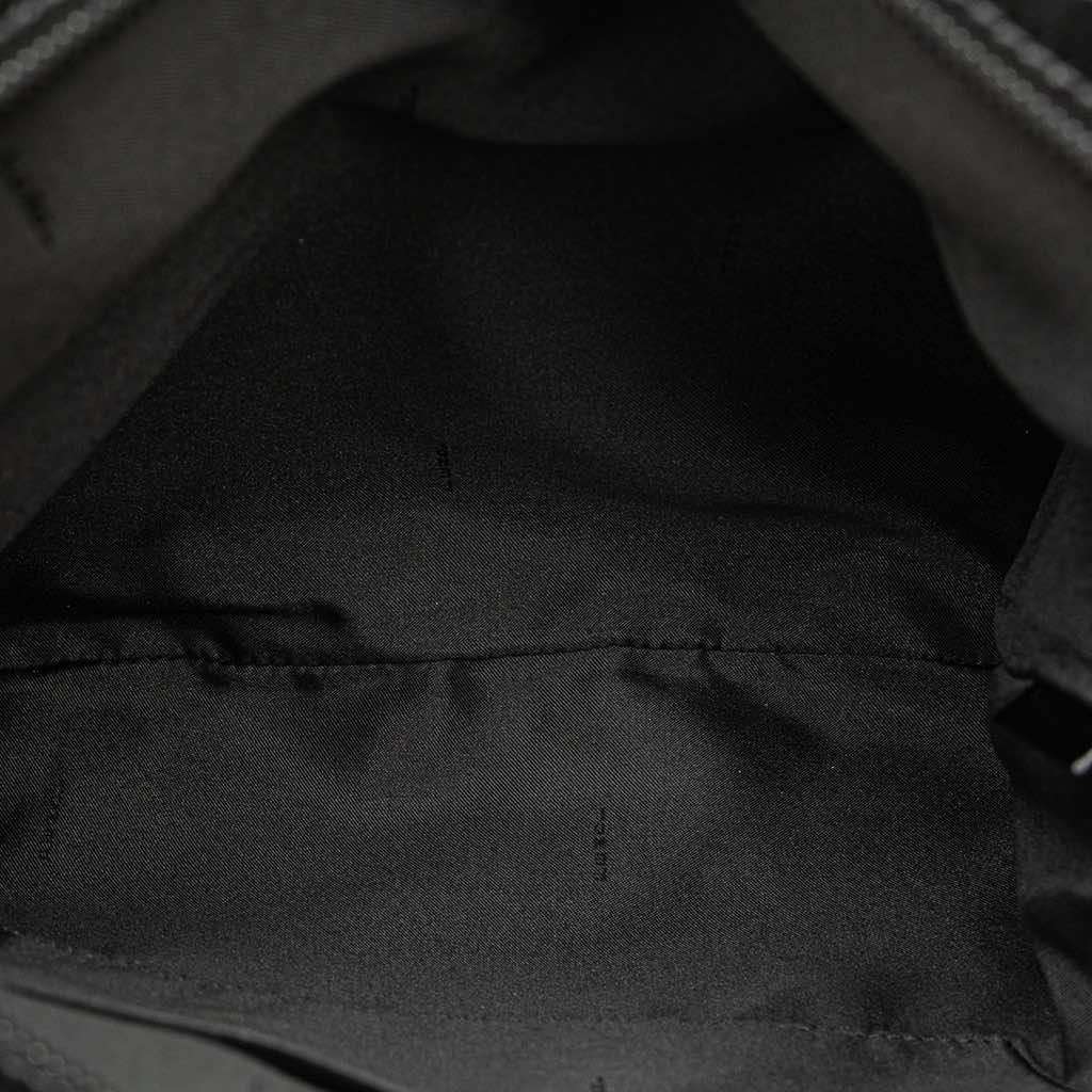 Fendi Zucchino Canvas Crossbody Black Canvas Very good - Model View
