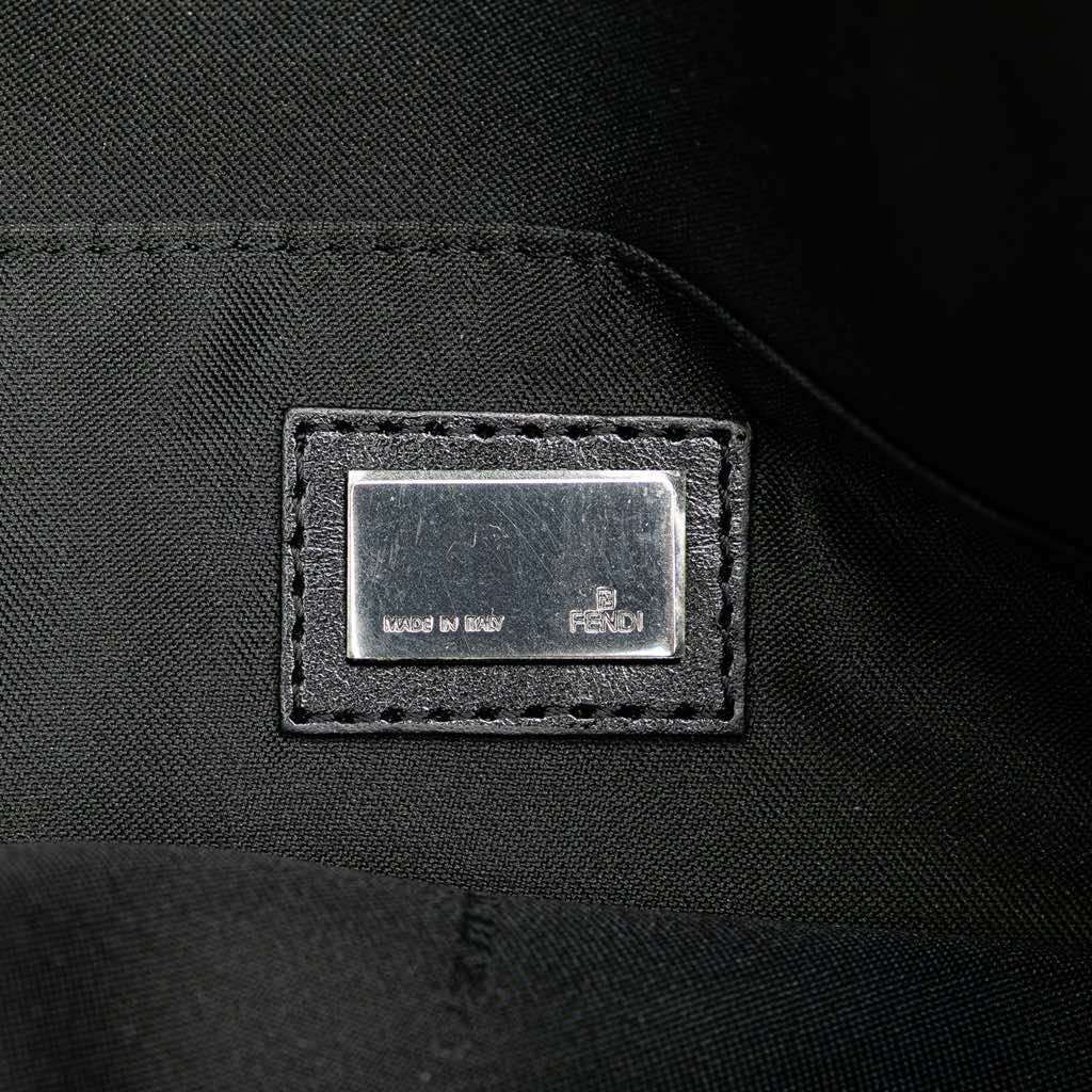 Fendi Zucchino Canvas Crossbody Black Canvas Very good - Box View