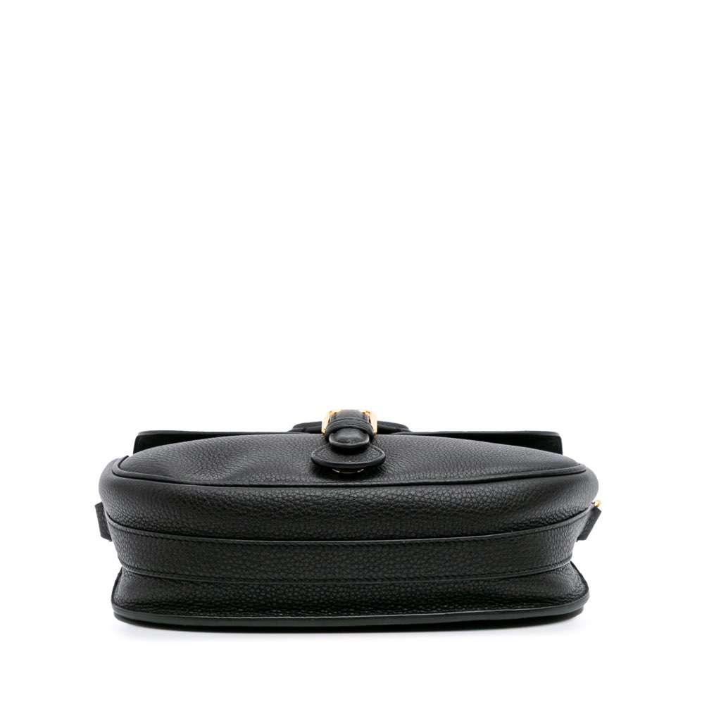 Dior Medium Grained Calfskin Bobby Crossbody Black Leather Good - Inside View