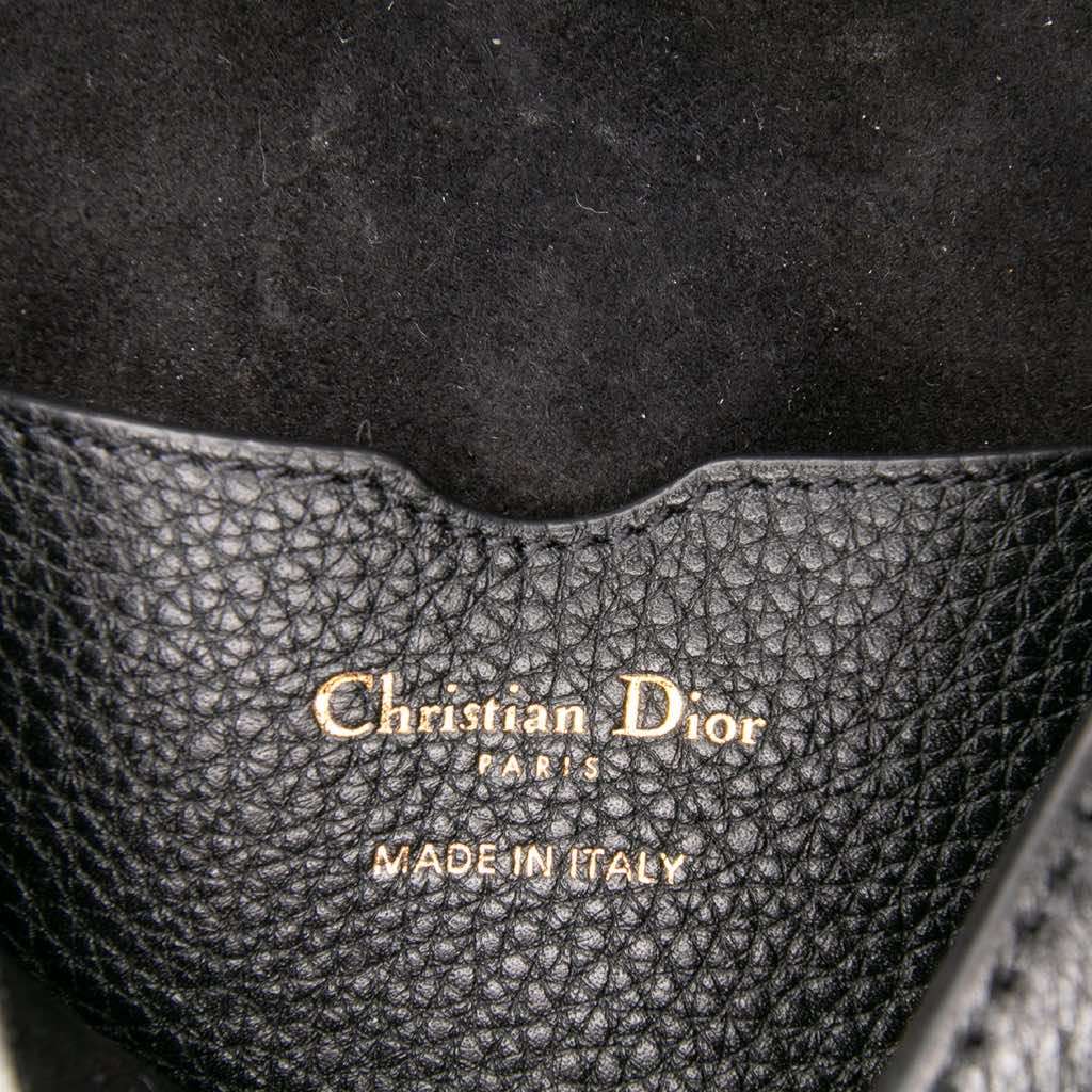 Dior Medium Grained Calfskin Bobby Crossbody Black Leather Good - Box View