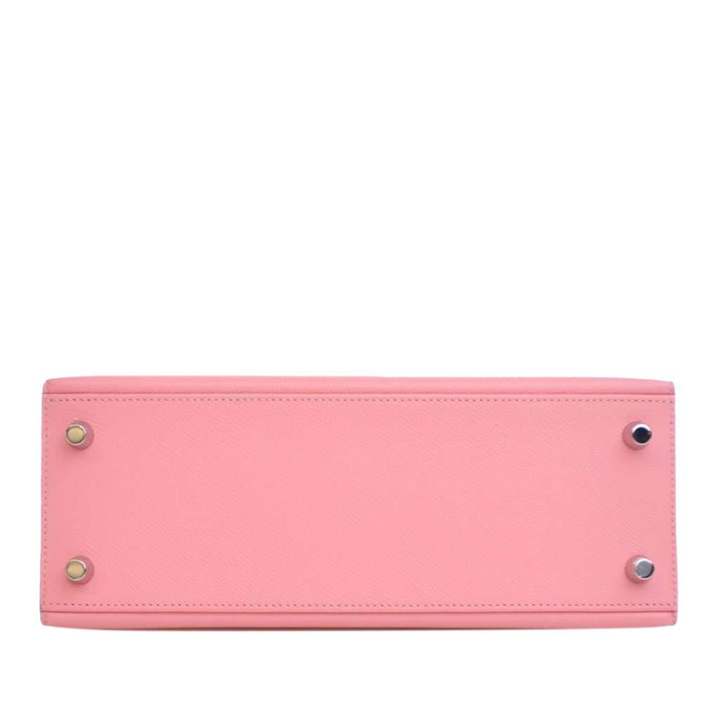 Hermès Epsom Kelly II Sellier 25 Pink Leather Good condition - Model View