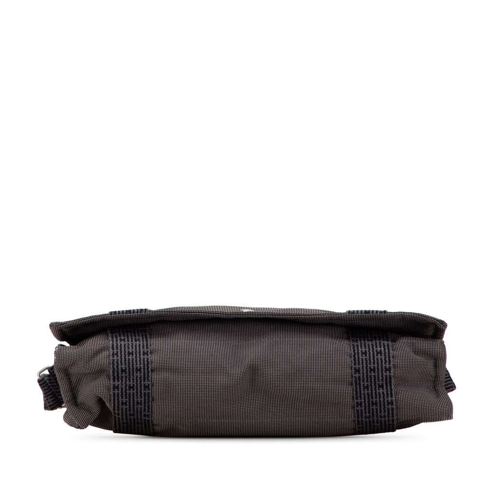 Hermès Canvas Herline Messenger Grey Canvas Good condition - Inside View