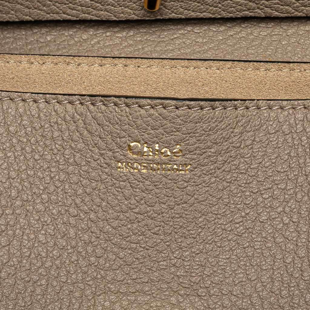 Chloé Small Leather Drew Crossbody Brown Leather Good condition - Box View