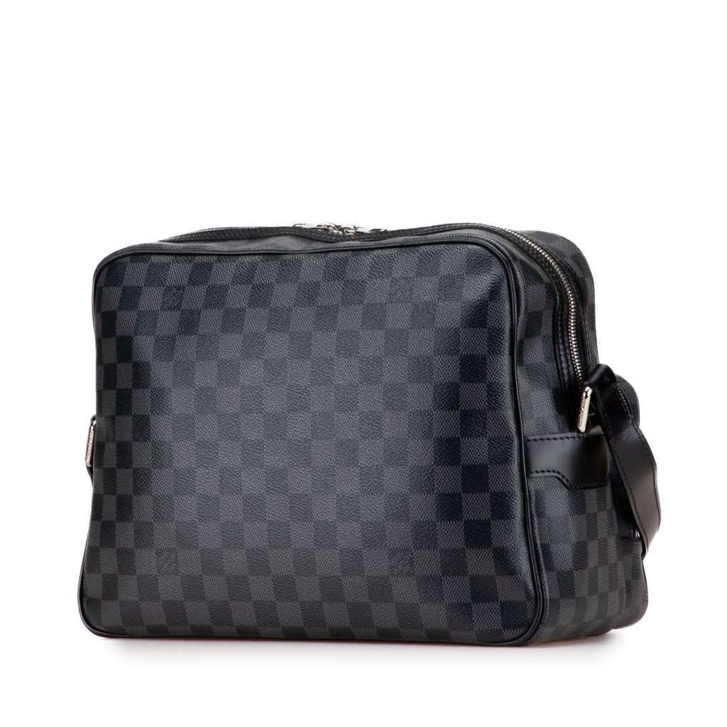 Louis Vuitton Damier Graphite Sac Leoh Black Canvas Good condition - Back View